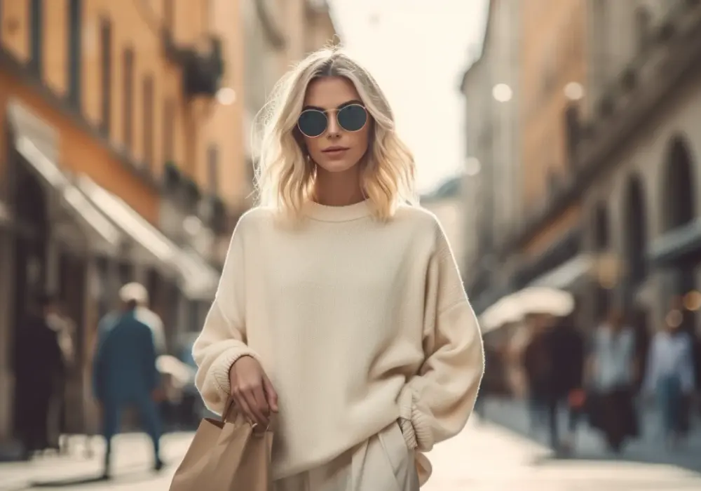 Odkryj Elegancję i Komfort w Włoskich Swetrach Damskich Oversize -  Moda Prosto z Włoch