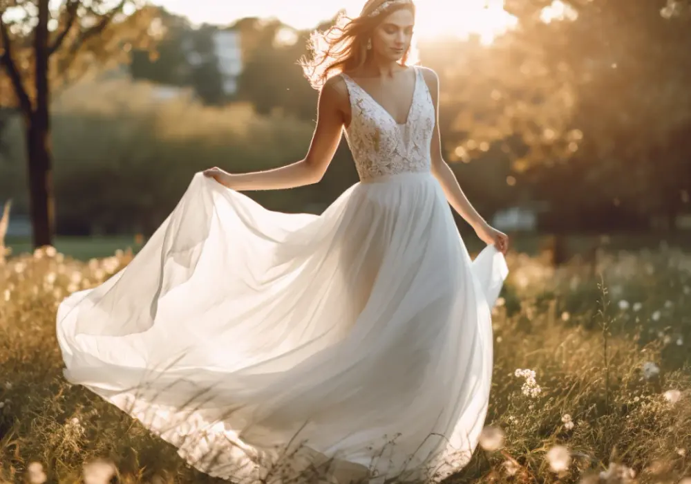 Elegancka Sukienka z Odkrytymi Plecami na Wesele - Styl i Komfort na Twoją Uroczystość