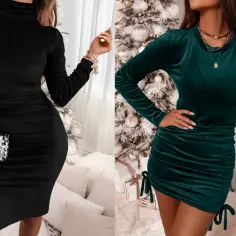 Sukienki Welurowe Damskie - Eleganckie Suknie z Aksamitu i Weluru dla Każdej Kobiety