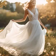 Elegancka Sukienka z Odkrytymi Plecami na Wesele - Styl i Komfort na Twoją Uroczystość